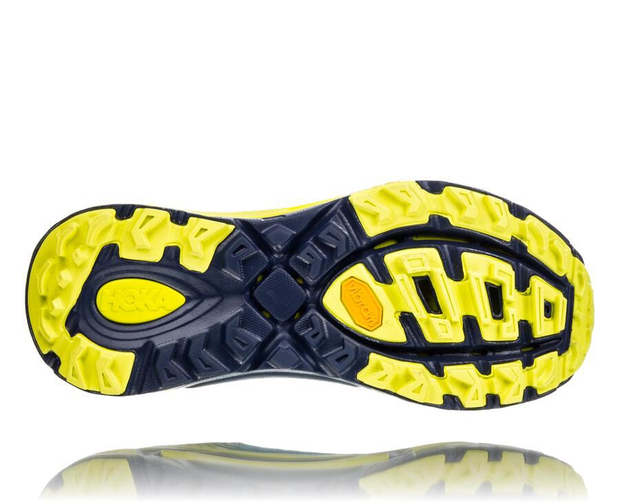 Hoka One One Trailsko Dame - Evo Mafate 2 - Blå/Grøn - 569041HPO